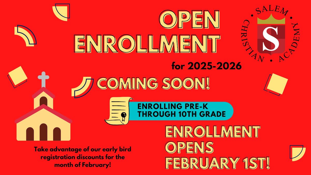 2025 SCA Open Enrollment Coming Soon poster